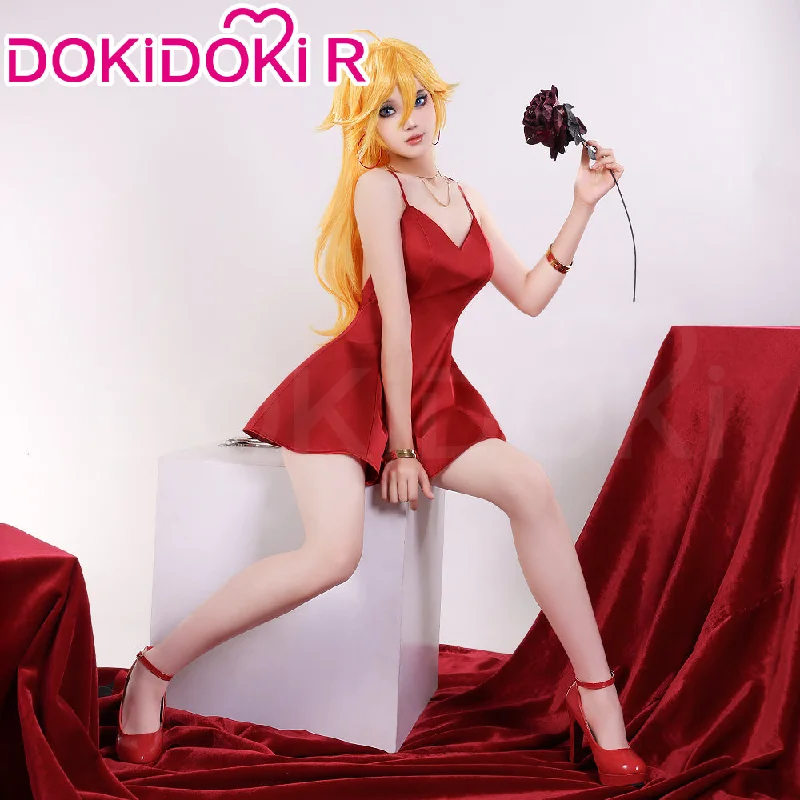 【Ready For Ship】【Size S-3XL】DokiDoki-R Anime Cosplay Pantyy Costume Red Dress