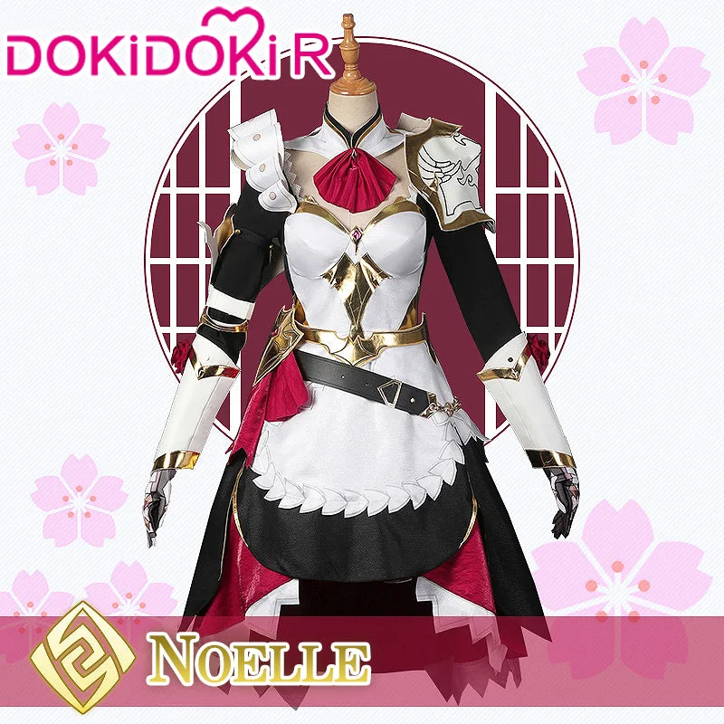 【In Stock】【Last Batch】DokiDoki-R Game Genshin Impact Cosplay Noelle Cosplay Custome