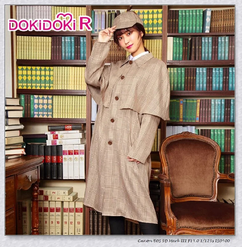 【Ready For Ship】【Last Batch】P Dokidoki-R Halloween Detective Cosplay Costume Gril