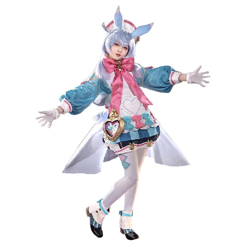 DokiDoki-SR Game Genshin Impact Cosplay Fontaine Sigewinne Costume / Shoes Women