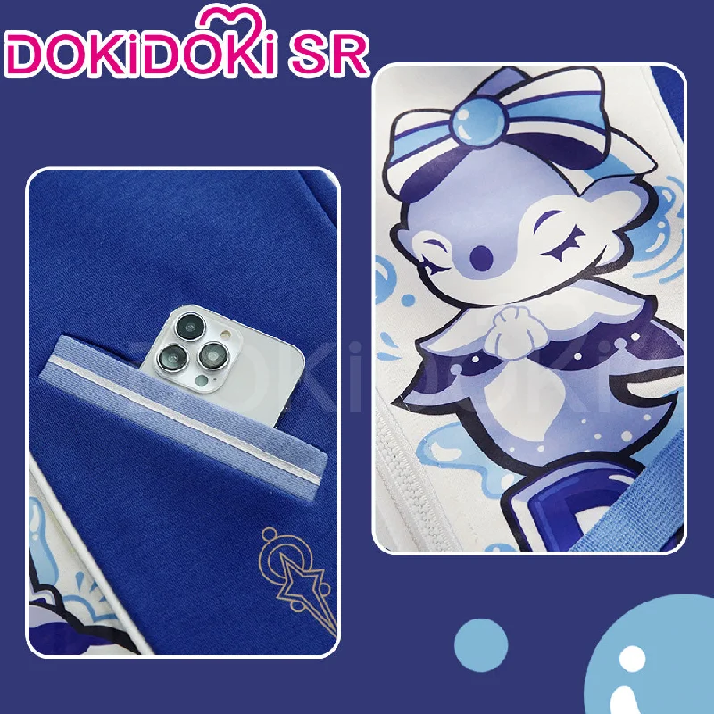 DokiDoki-SR Game Genshin Impact Cosplay Furina Costume Childhood Doujin Casual Wear Hoodie