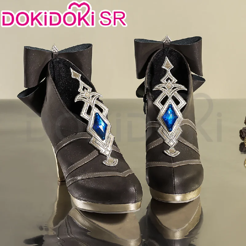 【EU37~38 Ready For Ship】DokiDoki-SR Game Genshin Impact Cosplay Navia Shoes Fontaine