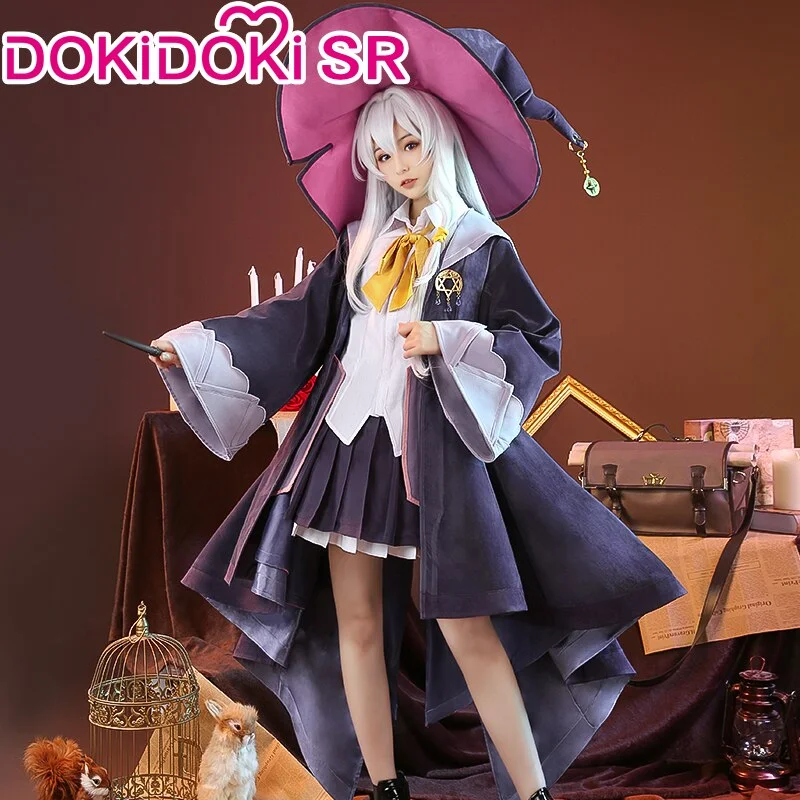 DokiDoki-SR Anime Wandering Witch: The Journey of Elaina Cosplay Costume Women Halloween