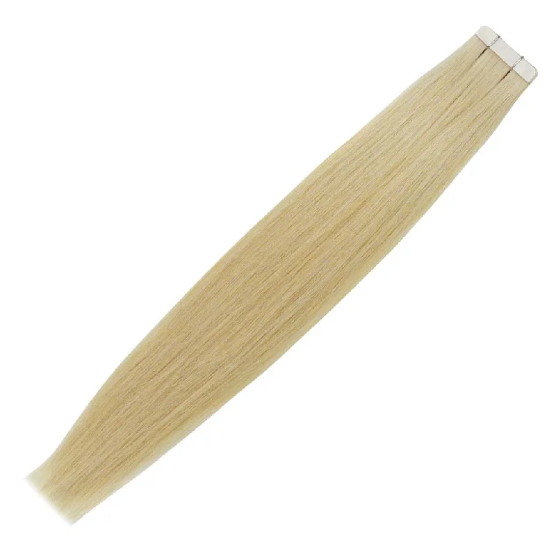 Final Sale #613 Blonde Straight Tape-In Hair Extensions Double Drawn