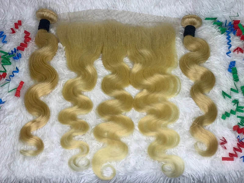 Blonde Frontal Extensions