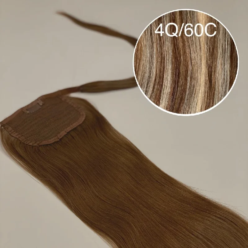 Hair Ponytail Color _4Q/60C GVA hair_Luxury line