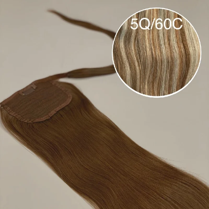 Hair Ponytail Color _5Q/60C GVA hair_Luxury line