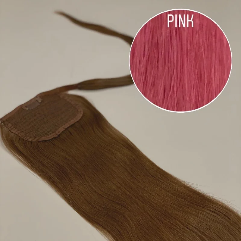 Hair Ponytail Color PINK GVA hair_One donor line