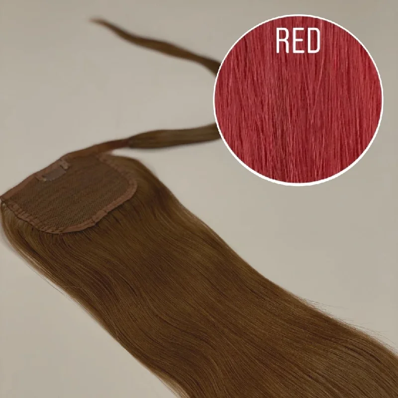 Hair Ponytail Color RED GVA hair_One donor line