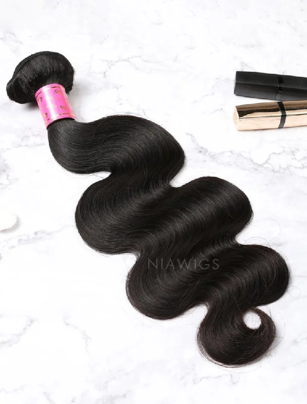 Hair Weft Bundles Natural Color Brazilian Body Wave Human Hair