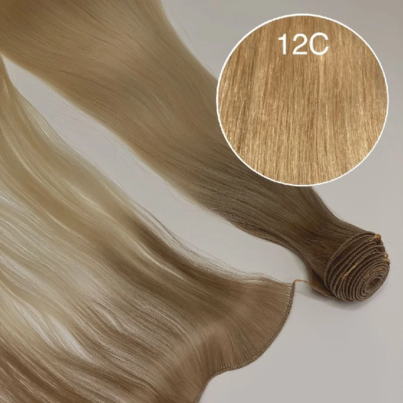 Hair Wefts Hand tied / Bundles Color 12C GVA hair_Luxury line