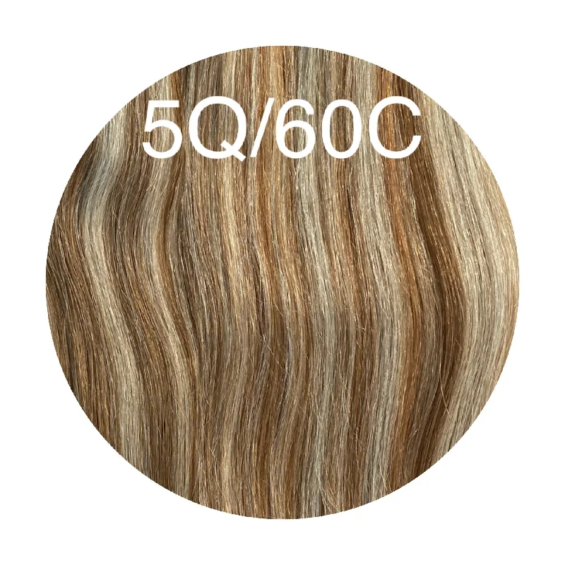 Hair Wefts Hand tied / Bundles Color _5Q/60C GVA hair_Luxury line