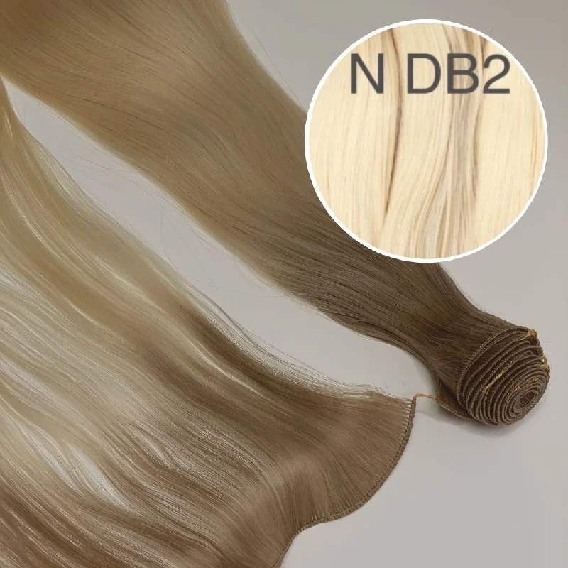 Hair Wefts Hand tied / Bundles Color DB2 GVA hair_One donor line