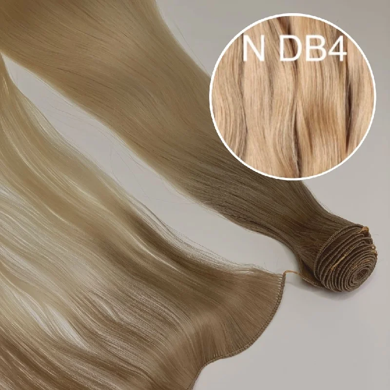 Hair Wefts Hand tied / Bundles Color DB4 GVA hair_One donor line