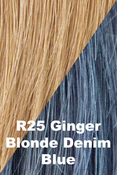 (R25) Ginger Blonde w/ Blue