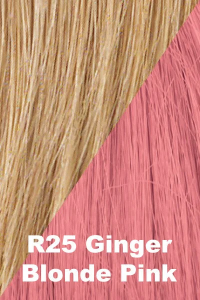 (R25) Ginger Blonde w/ Pink