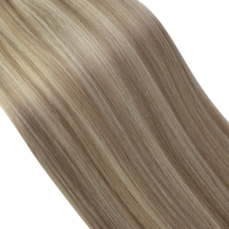 [virgin+]Genius Weft Human Hair Vivien virgin+ Bundles HairHighlight Platinum Blonde #P8/60