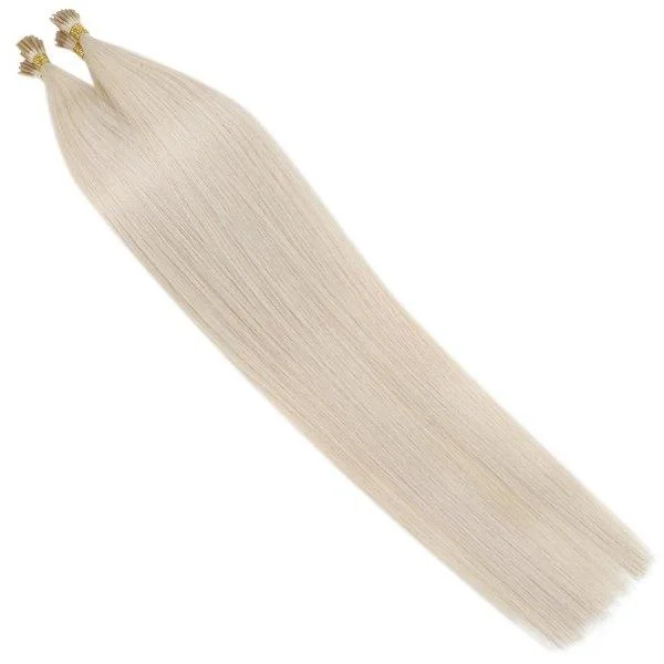 Sunny Hair Stick I Tip Virgin Human Hair Extensions White Blonde #1000