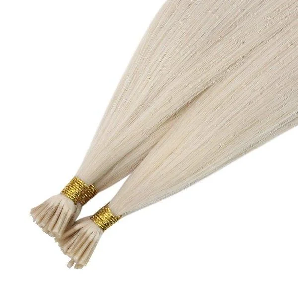 Sunny Hair Stick I Tip Virgin Human Hair Extensions White Blonde #1000