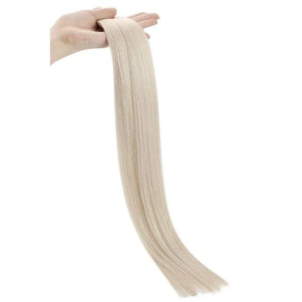 Sunny Hair Stick I Tip Virgin Human Hair Extensions White Blonde #1000