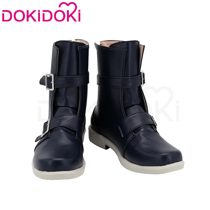 【In Stock】DokiDoki Game Cosplay Shoes Black Boots