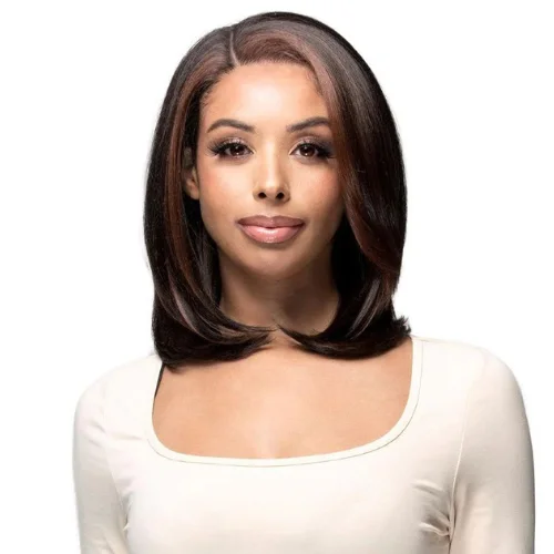 Katie MLF265 Glueless 13""X4"" HD Synthetic Lace Front Wig By Bobbi Boss