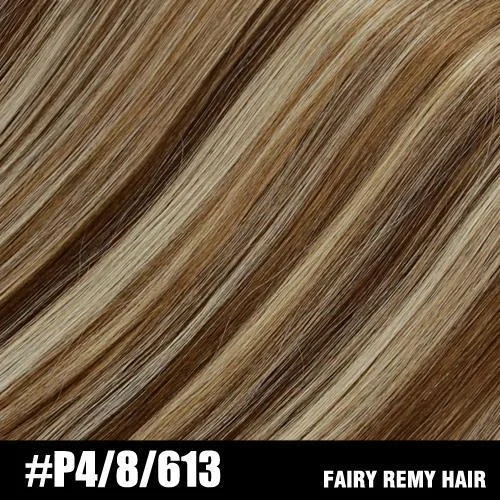 18/20""(50cm 0.8g/strand) / #P4/8/613 / 50 Strands(Single Drawn)