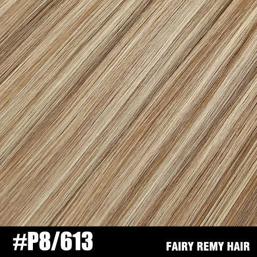 18/20""(50cm 0.8g/strand) / #P8/613 / 50 Strands(Single Drawn)