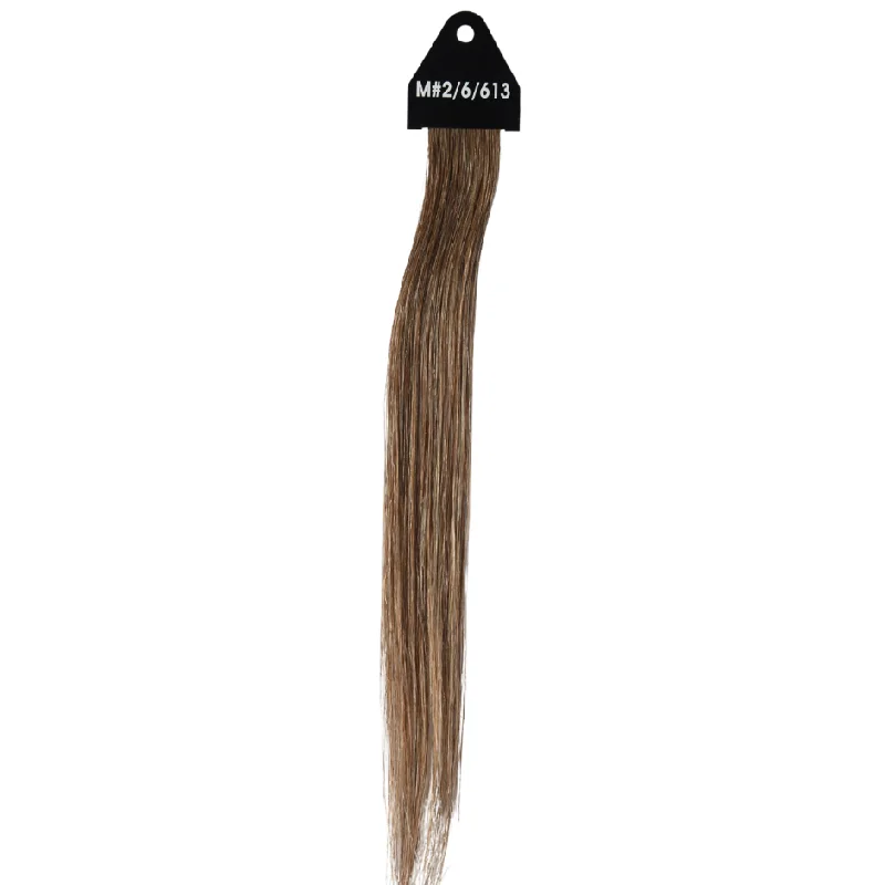 M#2/6/613 Gorgeous Hand-tied Weft Full Cuticle Human Hair Extensions Double Drawn-4 Wefts