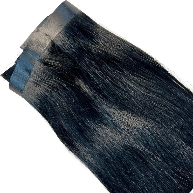 Natural Black Seamless Clip-In Hair Extensions