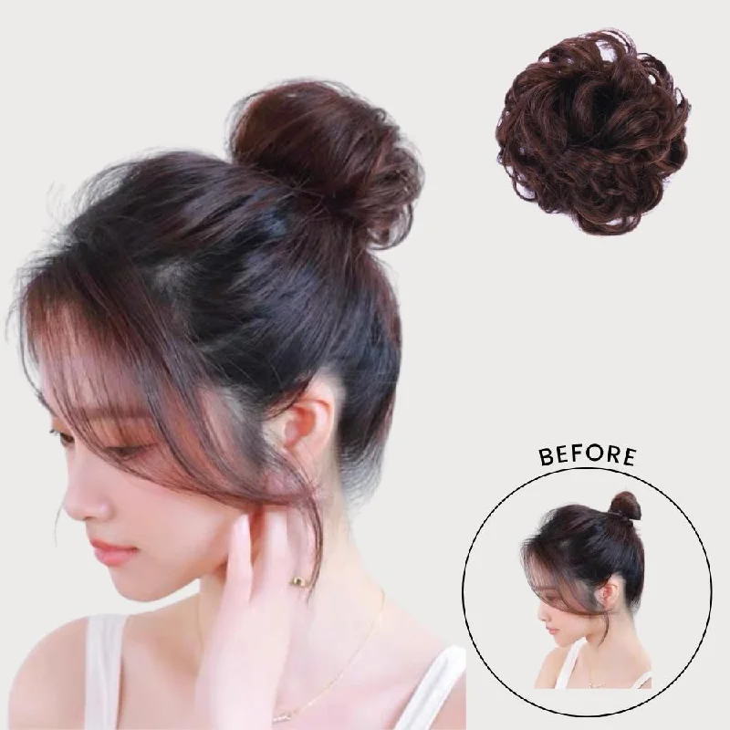 CAMILLA - Naturally Messy Clip in Bun (Luxury Japanese Fiber)