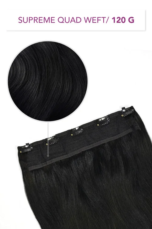 Supreme Quad Weft One-piece Clip Ins (120G)