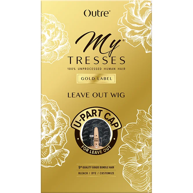 Outre Mytresses Gold 100% Unprocessed Human Hair Leave Out Wig - Dominican Curly 10""