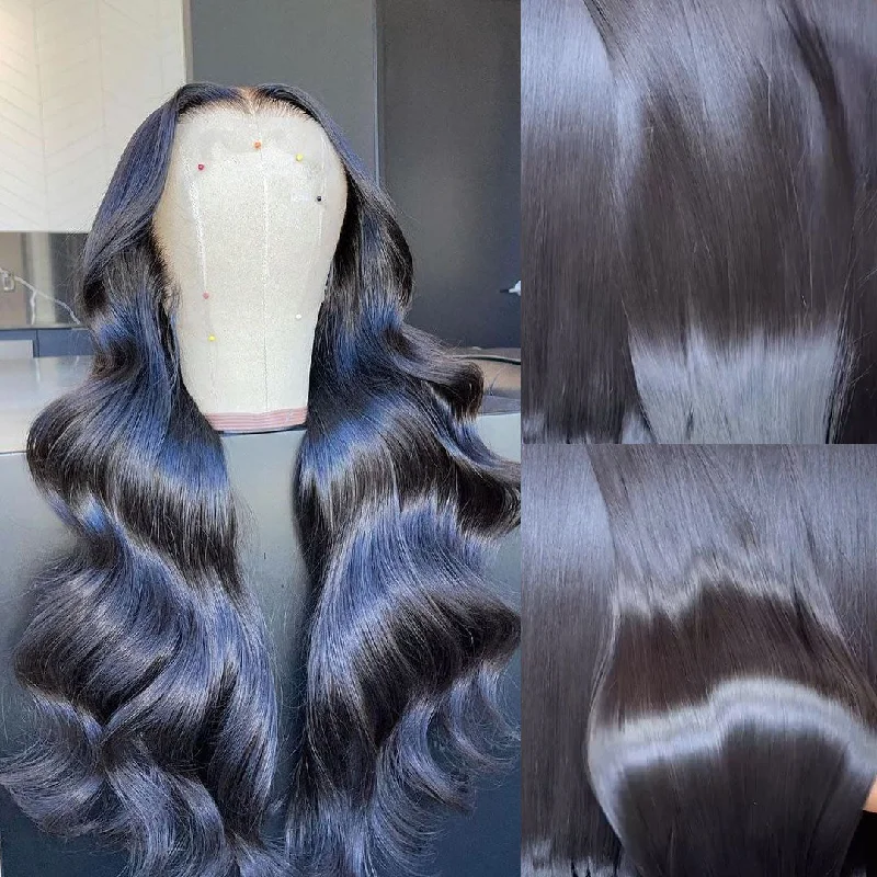 Platinum Cuticle Remy Hair Single Donor Best Quality Hair Full Lace Wig Customization