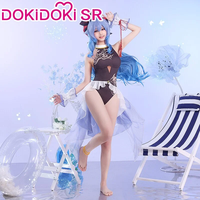 【Ready For Ship】【Clearance Sale】【Last Batch】DokiDoki-SR Game Genshin Impact Ganyu Cosplay Costume Doujin Swimsuit