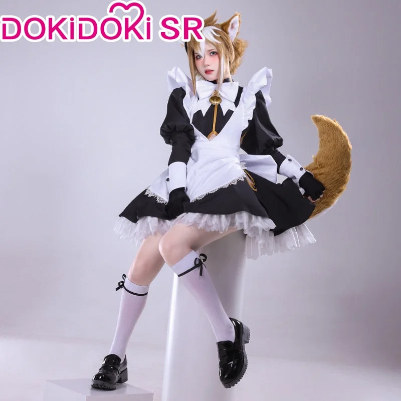 【S/M/L Ready For Ship】【Last Batch】DokiDoki-SR Game Genshin Impact Gorou Doujin Cosplay Costume Maid Uniform Cute