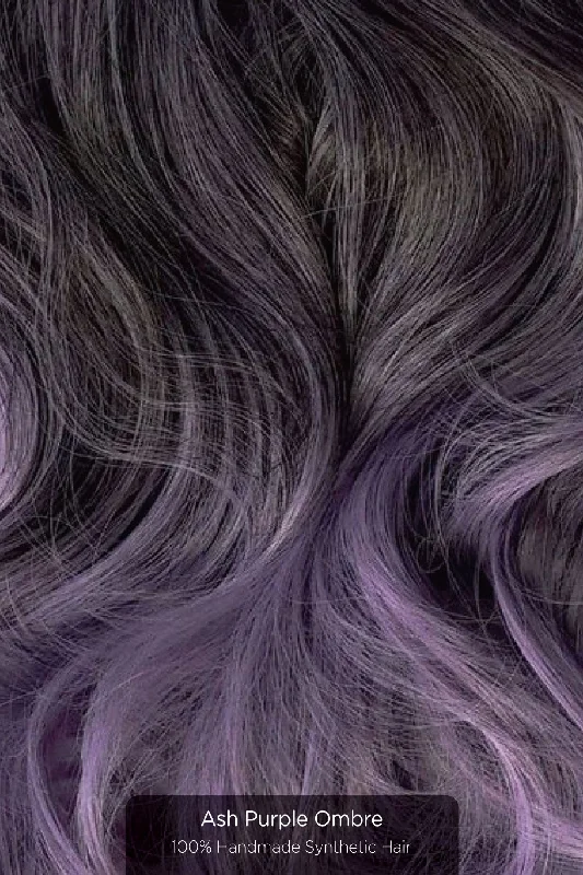 Purple Tone Ombre Halo Extensions