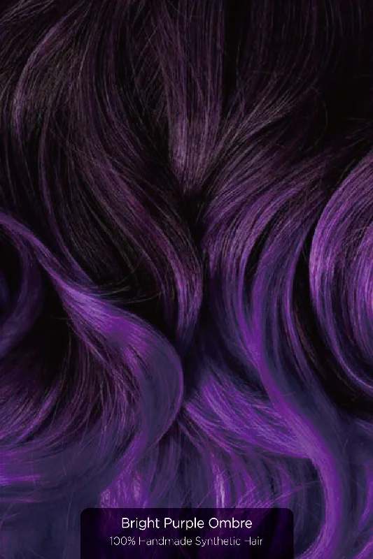 15'' / bright purple ombre