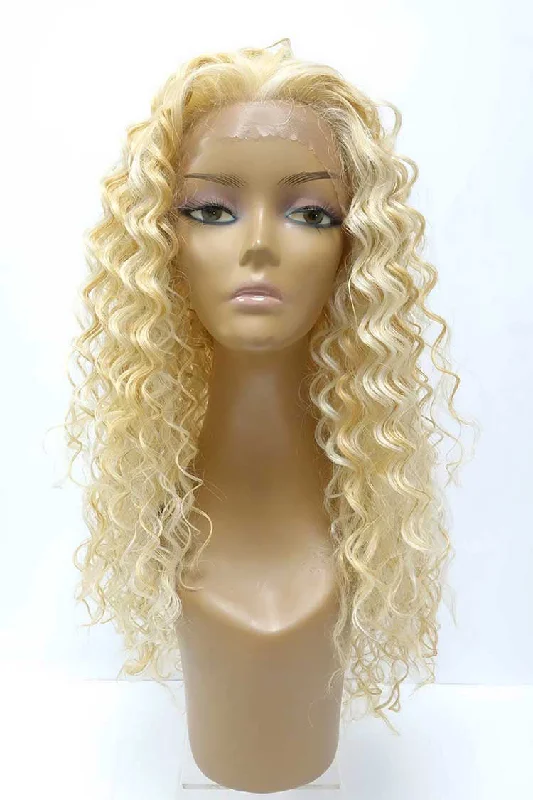 Sanya | Synthetic Long Curly Lace Front Wig