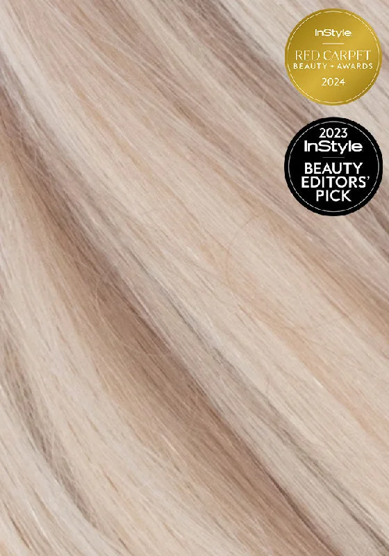 BELLAMI Silk Seam 140g 16"" Pearl Blonde Highlight Hair Extensions