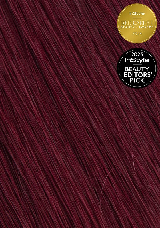 BELLAMI Silk Seam 24"" 260g Mulberry Wine Natural Hair Extensions