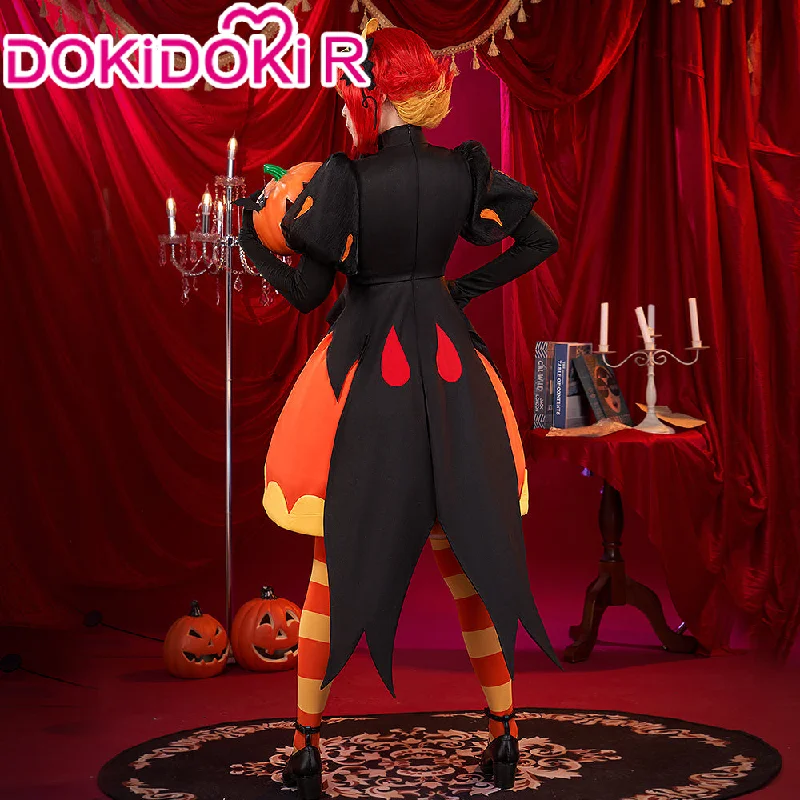 【Ready For Ship】DokiDoki-R Game Cookie Run: Kingdom Cosplay Pumpkin Pie Cookie Costume Halloween