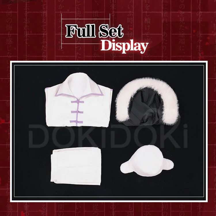 【Ready For Ship】【Size S-3XL】DokiDoki-SR Anime Cosplay Costume White Suit Black Cloak