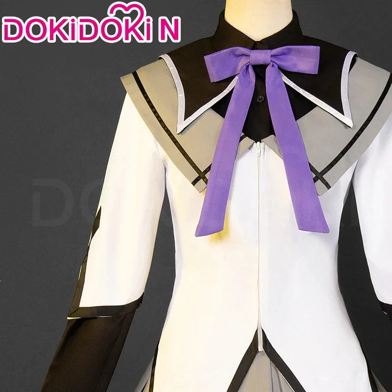 【In Stock】【Size XS-2XL】DokiDoki-N Anime Cosplay Costume Uniform White Grey Purple