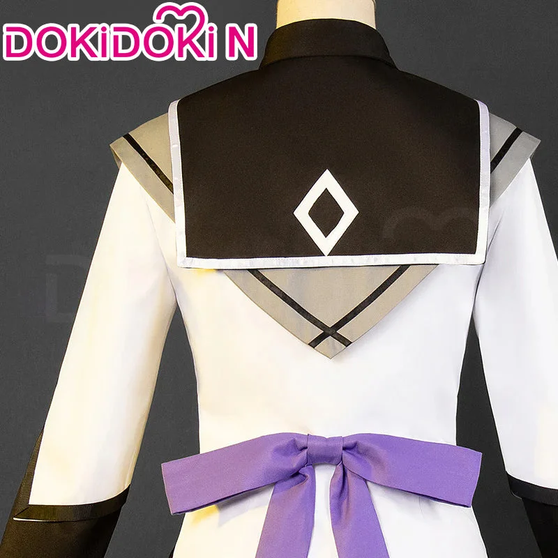 【In Stock】【Size XS-2XL】DokiDoki-N Anime Cosplay Costume Uniform White Grey Purple