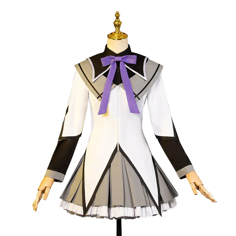 【In Stock】【Size XS-2XL】DokiDoki-N Anime Cosplay Costume Uniform White Grey Purple