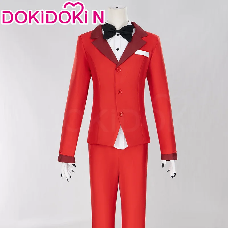 【In Stock】【Size XS-3XL】DokiDoki-N Anime Hell Hotel Cosplay Costume Red Suit