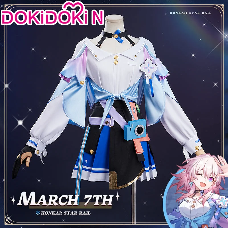 【Ready For Ship】【Size XS-3XL】DokiDoki-N Game Honkai: Star Rail Cosplay March 7th Cosplay Costume