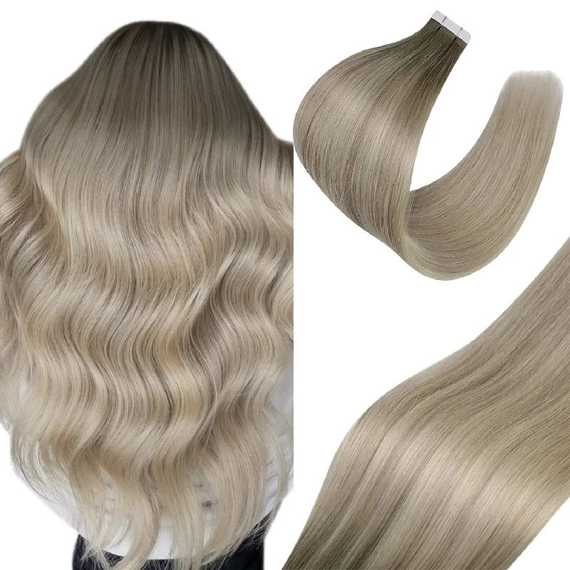 Sunny Hair Tape in Extensions Balayage Blonde Best Hair #18/60/60A