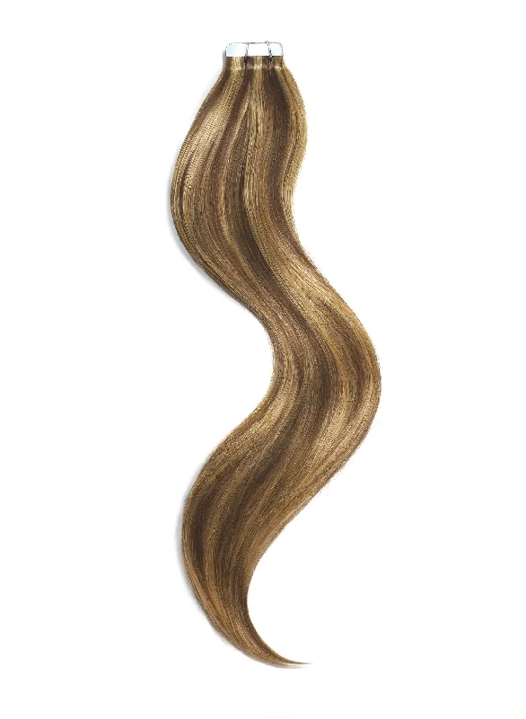 Tape in Remy Human Hair Extensions - Hazelnut Brondie (#6/27)